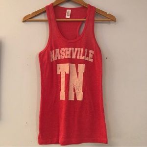 Nashville TN Racerback Tank Top Size Small